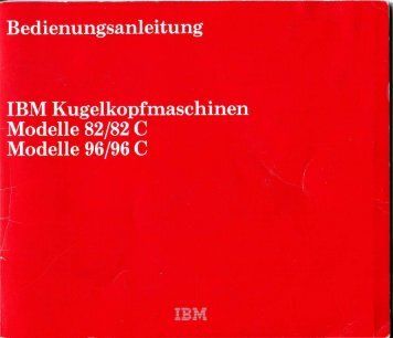 IBM Kugelkopf - typewriters.ch
