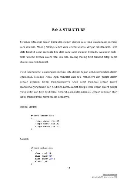 modul praktikum âstruktur dataâ - Universitas Sriwijaya