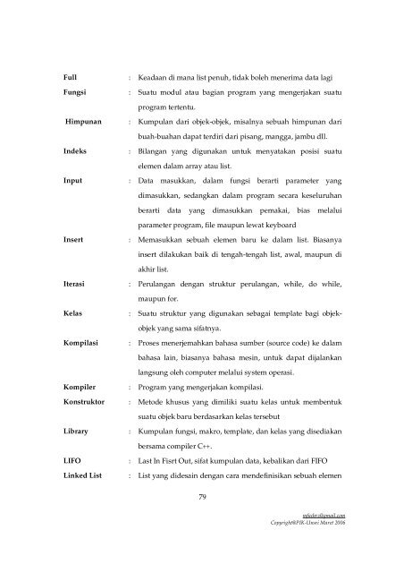 modul praktikum âstruktur dataâ - Universitas Sriwijaya