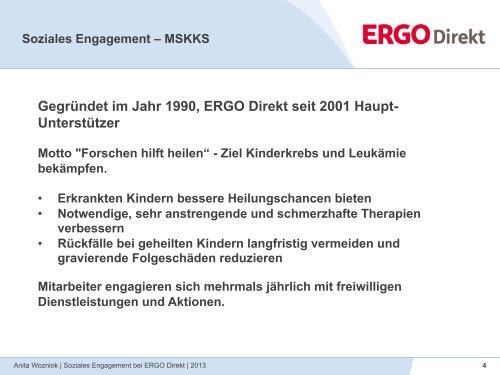 ERGO Direkt_Frau Wozniak.pdf - Unternehmen Ehrensache