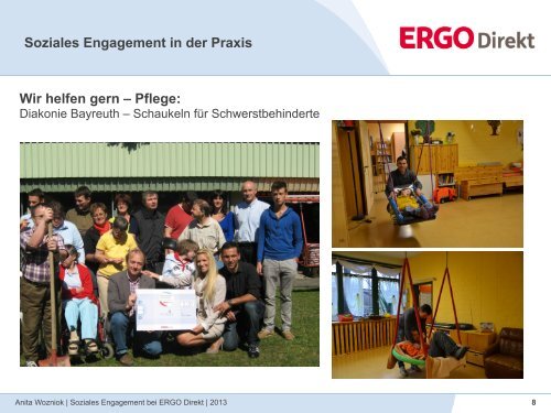 ERGO Direkt_Frau Wozniak.pdf - Unternehmen Ehrensache