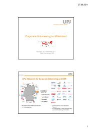 Foliensatz_Peter Kromminga, UPJ - Unternehmen Ehrensache