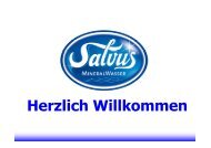 Unternehmensvorstellung Fa. Salvus Mineralburnnen GmbH ...