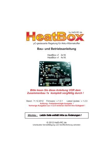 HeatBox - HaDi-RC Modellbau