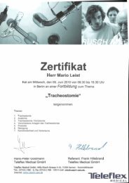 Zertifikat - OxyCare GmbH