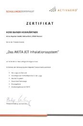 ZERTIFIKAT - OxyCare GmbH