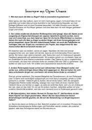 Interview mit Oliver Graute