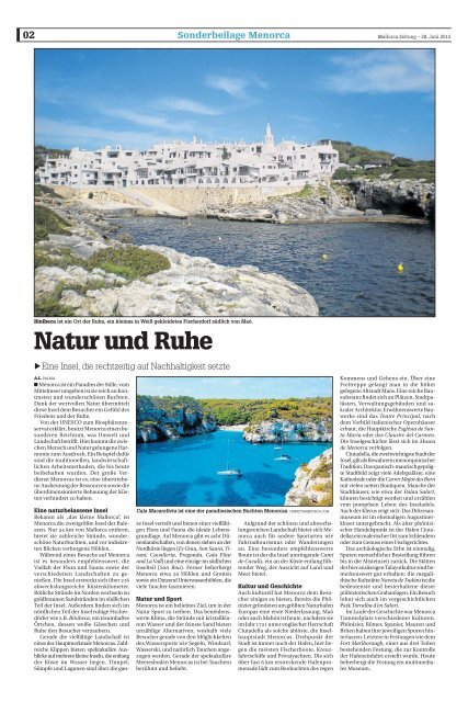 Menorca - Mallorca Zeitung