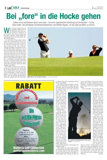 Golf - Mallorca Zeitung