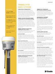 trimbLe r10 GNSS SyStem