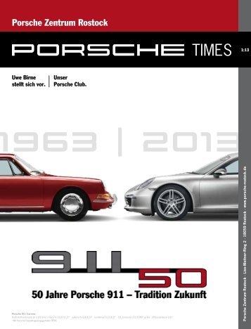 Ausgabe 1/13 - Porsche Zentrum Rostock