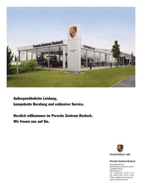 Ausgabe 1/13 - Porsche Zentrum Rostock