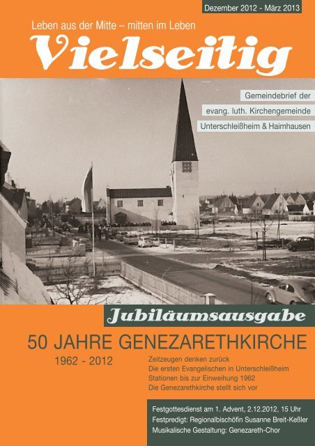 50 jahre genezarethkirche - Evangelische Kirchengemeinde ...