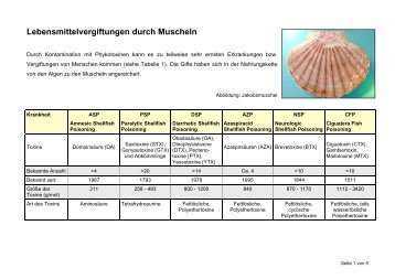 1A-Lebensmittelvergiftungen Muscheln