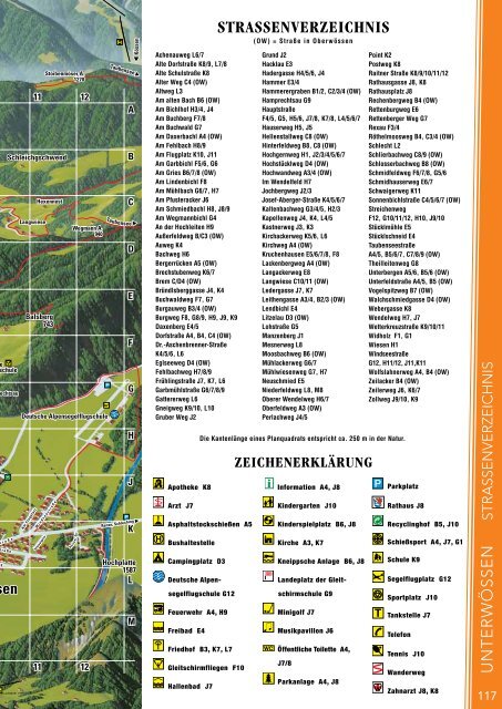 strassenverzeichnis - Unterwössen