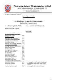 Gemeinderatssitzung 2010/04 (942 KB) - .PDF - Unterweitersdorf