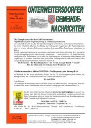 Ausgabe 2006/03 - Unterweitersdorf