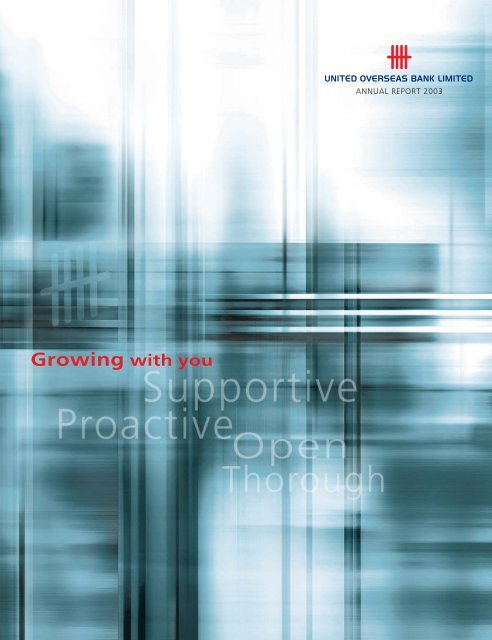 UOB Annual Report 2003 - United Overseas Bank