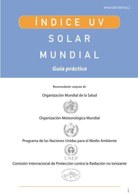 Indice UV solar mundial - World Health Organization