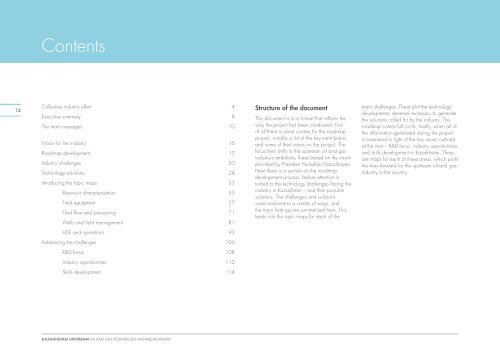 KAZAKHSTAN UPSTREAM OIL AND GAS technology and R&d ...