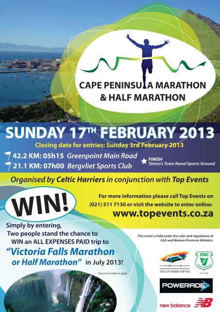 Download Cape Peninsula Marathon 2013 Entry Form - Top Events