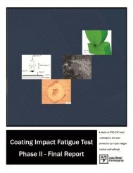 Coating Impact Fatigue Test - Phase II - Auto/Steel Partnership