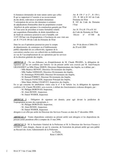 recueil des actes administratifs - Les services de l'Ãtat en Haute ...