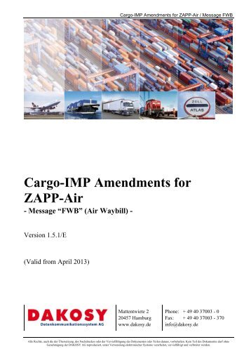 ZAPP-Air - FWB - DAKOSY Datenkommunikationssystem AG