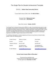 Golden Gate Community School SPSA (pdf) - Contra Costa County ...