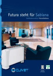 Futura steht für Sabiana - Clivet GmbH