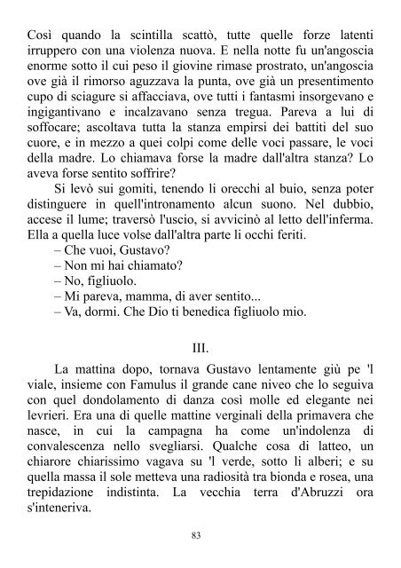 "Il libro delle vergini" di Gabriele D'Annunzio - Altervista