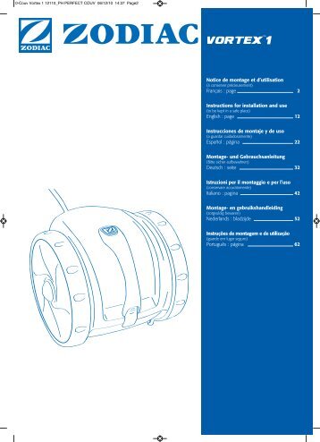 Bedienungsanleitung Zodiac Vortex 1 - Poolroboter24