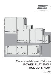 PowerPlay Max 60 PowerPlay Max 90 accessoires - France Air