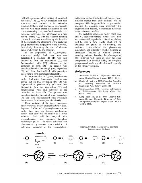 CMDITR Review of Undergraduate Research - Pluto - University of ...