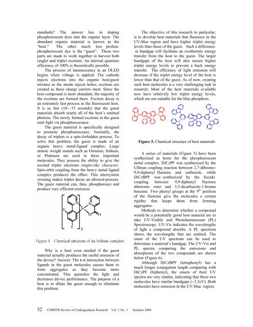 CMDITR Review of Undergraduate Research - Pluto - University of ...