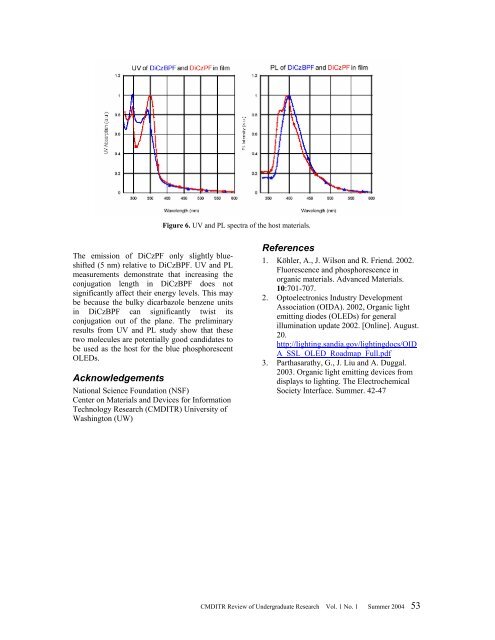 CMDITR Review of Undergraduate Research - Pluto - University of ...