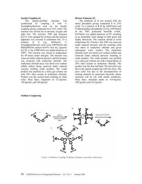 CMDITR Review of Undergraduate Research - Pluto - University of ...