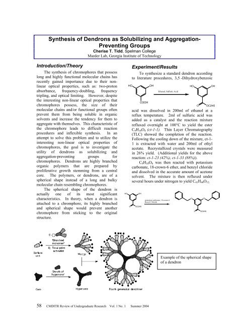 CMDITR Review of Undergraduate Research - Pluto - University of ...