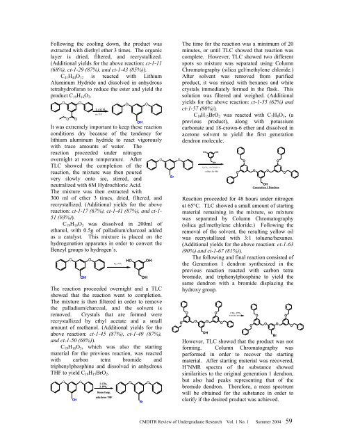 CMDITR Review of Undergraduate Research - Pluto - University of ...