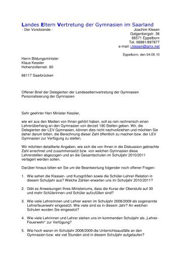 Offener Brief