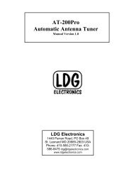 LDG At-200pro Automatic Antenna Tuner - Funktechnik Dathe