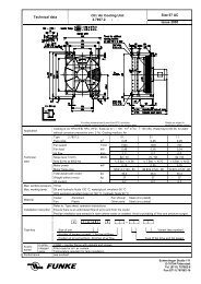 Technical data Size 07 AC Oil / Air Cooling Unit 2.7807.2 ... - Funke