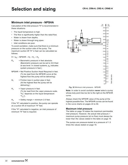 product guide cr-h, crn-h, cre-h, crne-h