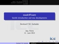 swak4Foam - Gentle introduction and new ... - OpenFOAMWiki