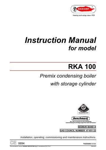 New RKA100 Installation Manual - Portsdean Technical