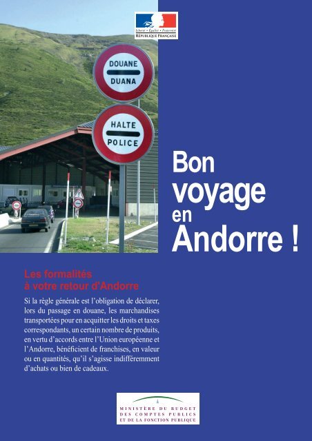 Bon voyage en Andorre - Andorramania