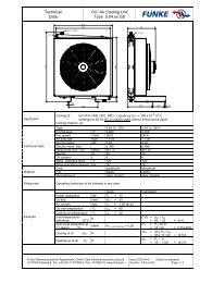 Technical Data Oil / Air Cooling Unit Type 3.04.xx.GS - Funke