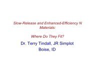 Dr. Terry Tindall, JR Simplot Boise, ID