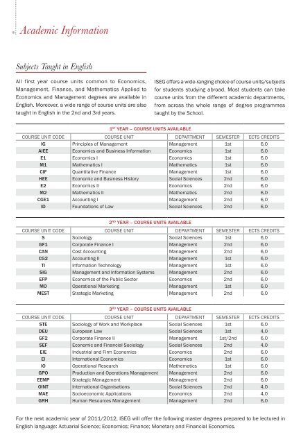 Guide - Instituto Superior de Economia e Gestão