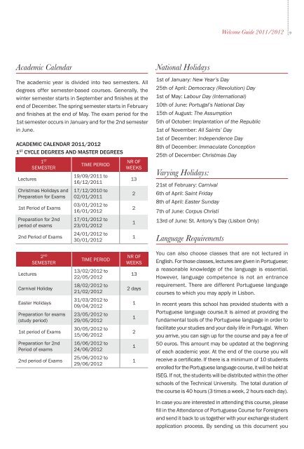 Guide - Instituto Superior de Economia e Gestão